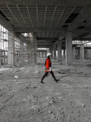 mina-rad-ib6S3wmQ-Jw-unsplash Beautiful girl, walking in construction site
